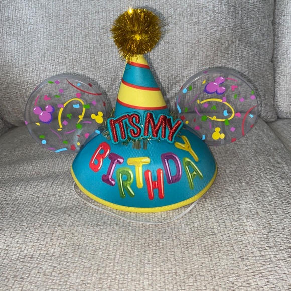 Disney birthday ears infant / toddler size perfect condition - Picture 13 of 13
